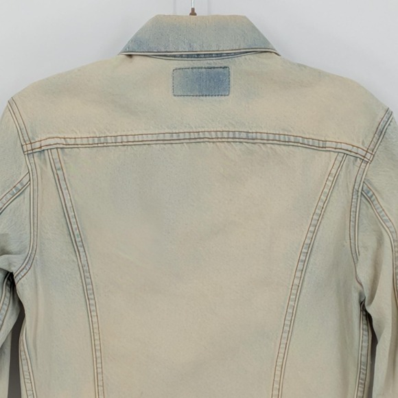 Vintage 1995 Levi's 36 JDM 70505-XX Light Wash Denim Trucker Jacket Japan Made